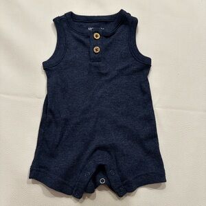 SOLD Navy blue romper 0-3 months